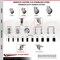 Service Caster 3.5 Inch 316SS Thermoplastic Rubber 1/2 Inch Threaded Stem Caster Brake SCC, 2PK SS316TS20S3514-TPRB-121315-2-TLB-2 - alternate 6